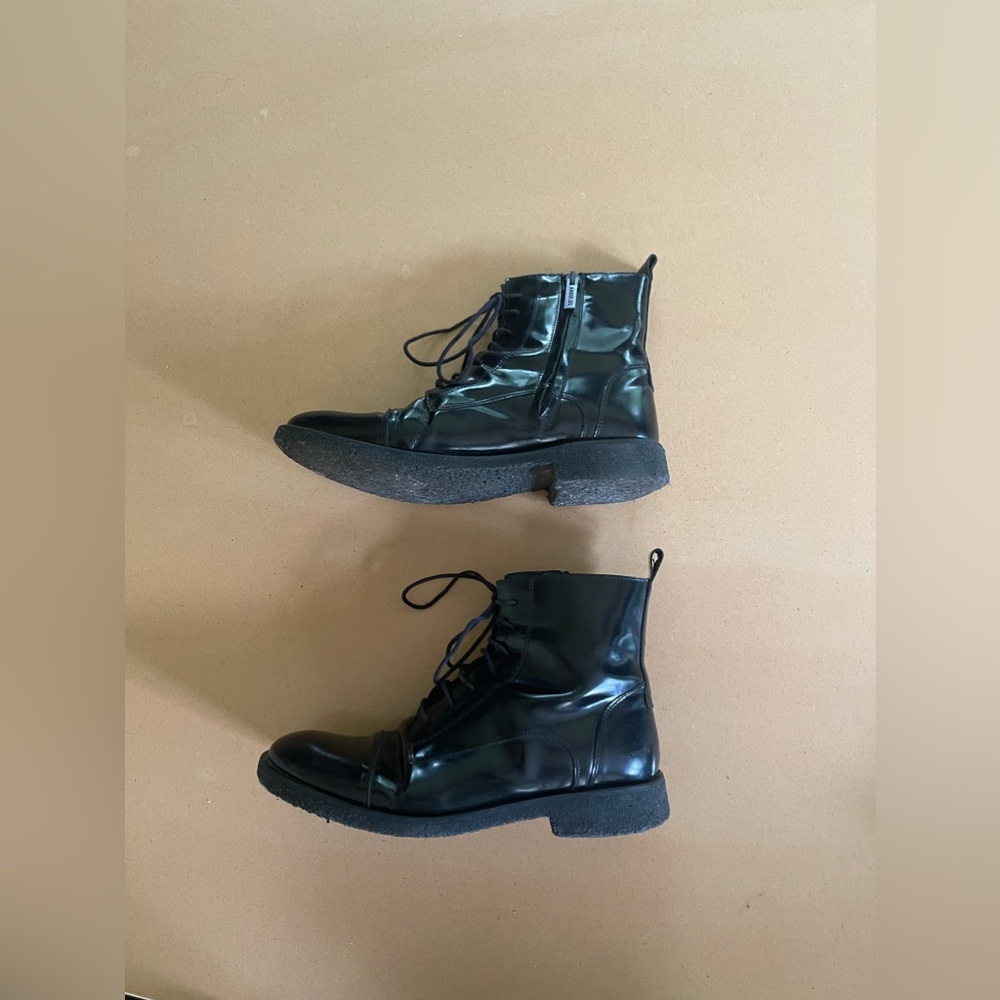 Mirror shine combat boots - Picture 4 of 13